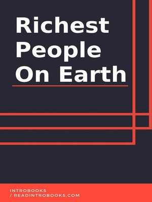 cover image of Richest People On Earth